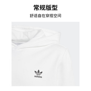 adidas阿迪达斯三叶草女大童可爱卡通印花运动连帽卫衣II0825 白色 128CM