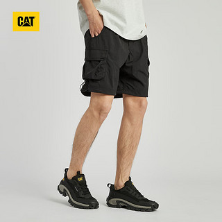 CAT卡特24夏男户外透气速干运动风格直筒宽松休闲短裤 黑色 2XL