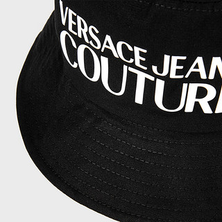 范思哲Versace Jeans Couture24春夏男士LOGO印花渔夫帽 黑色 M