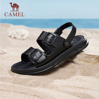 骆驼（CAMEL）男商务休闲牛皮舒适两穿凉鞋 G14M2636