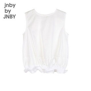 jnby by JNBY新款江南布衣童装宽松圆领无袖衬衣女童24夏1O4212790