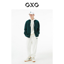 GXG 男装 商场同款墨绿色翻领长袖衬衫 22年秋季新品城市户外系列
