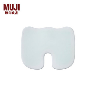 无印良品（MUJI）【凉柔系列】聚氨酯凝胶坐垫 椅垫 JH21CC4S 蓝色 38×48×6.3cm