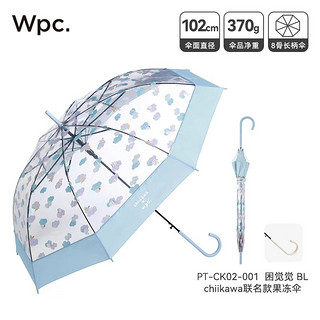 Wpc. chiikawa吉伊卡哇长柄果冻透明雨伞