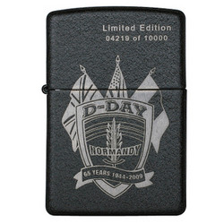 ZIPPO 之寶 煤油打火機 諾曼底登陸65周年紀念 24753限量老機