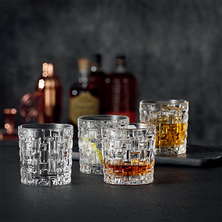 奈赫曼德国Nachtmann波萨诺瓦威士忌水杯单支装复古水晶杯套装4只装 水杯 4只装