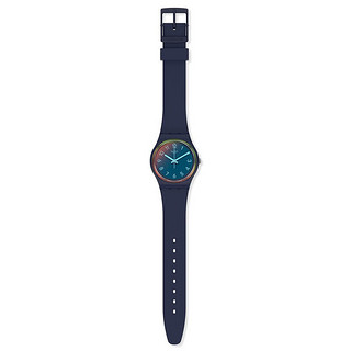 斯沃琪（Swatch）瑞士手表  原创系列  洛杉矶蓝调2.0 石英表SO28N110-S14