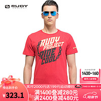 Rudy Project 璐迪 RUDY POJECT短袖T恤男圆领舒适透气夏季新品意大利进口 红色