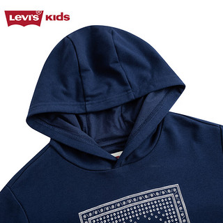LEVI'S儿童童装卫衣LV2332247GS-005 深靛蓝 130/64