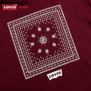 LEVI'S儿童童装卫衣LV2332247GS-005 赤霞红 110/52