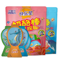 欧亚牛奶快乐星高钙奶酪棒乳酪棒儿童零食100g 草莓味