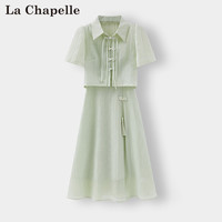 拉夏贝尔 La Chapelle 新中式连衣裙 4HWLCLY049