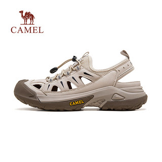 骆驼（CAMEL）2024夏季户外凉鞋透气软弹舒适免系徒步休闲鞋 G14M342616 黑色男 44