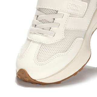 PONY青少年舒适缓震休闲运动鞋板鞋 白色 30码（脚长190mm）