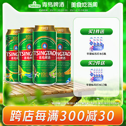 TSINGTAO 青岛啤酒 窖藏型1903系列四季常青500ml*18听