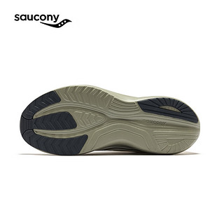 Saucony索康尼枪骑3缓震跑鞋男2024年日常入门跑鞋夏季透气运动鞋男 米黑5 42