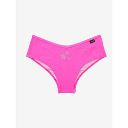 VICTORIA'S SECRET 维多利亚的秘密 PINK 舒适简约活泼三角女士内裤 5VG6粉紫色 11153034 S