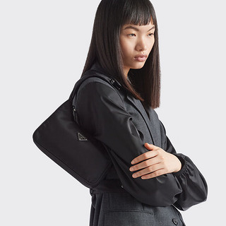 PRADA/普拉达女士Re-Nylon  Re-Edition 2000手袋女包 腋下包-黑色