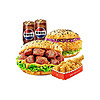 超值外卖：美团 塔斯汀中国汉堡 香辣腿堡+有孜有味鸭堡等套餐兑换券 1次券
