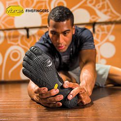 Vibram FiveFingers Vibram五指鞋男赤足室内运动训练举重硬拉深蹲五趾健身运动鞋ELX