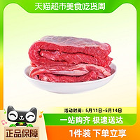 88VIP：祁连天宝 牛腩新鲜牛肉鲜切整块牛腩肉2斤生鲜冷冻商用半成品食材1000g