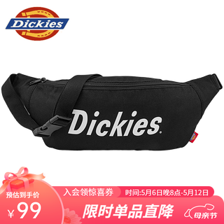 Dickies 帝客 男女腰包 休闲简约日常用品胸包 DK010513 黑色