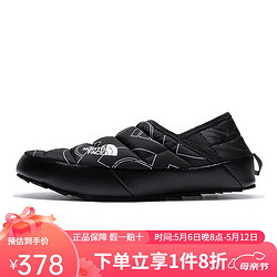 THE NORTH FACE 北面 營地鞋男士秋冬新款戶外抓絨襯里保暖一腳蹬懶人鞋3UZN 3UZN-OJS黑色 39 7