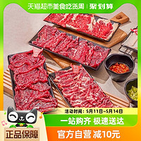 88VIP：祁连天宝 潮汕牛肉套餐新鲜现切嫩牛肉雪花吊龙900g