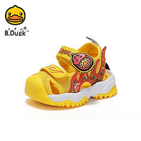 B.Duck小黄鸭 男童夏季新款凉鞋 黄色