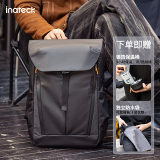 INATECK背包双肩包男士休闲大容量商务旅行笔记本电脑包 黑色