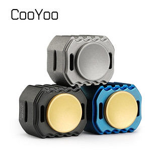 CooYoo GR Pro C电容指间陀螺EDC迷你钛合金氚管成人指尖减压玩具