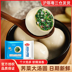 Anjoy 安井 薺菜大湯圓500g 速凍水煮鮮肉大湯圓咸味糯米湯團子元宵食