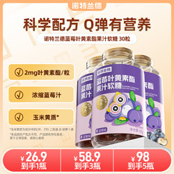 诺特兰德 儿童蓝莓叶黄素酯软糖果汁成人款眼睛营养正品 60g/瓶