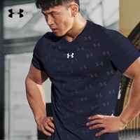 安德玛 UNDER ARMOUR 短袖T恤男速干宽松休闲透气训练健身运动服男装跑步上衣