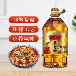 金龙鱼限时抢金龙鱼外婆乡小榨菜籽油502l食用油非转基因物理压榨