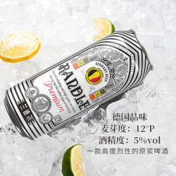 88vip兰德尔原浆啤酒1号德国工艺500ml12罐礼盒装12p原浆啤酒
