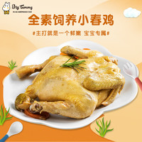 big  tummy 肉小迪 小春鸡谷饲素养无添加整只嫩鸡儿童宝宝辅助食品生鲜500g/