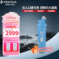 PENTAIR 滨特尔 大蓝瓶家用全屋前置净水器大流量大胖瓶高精度前置过滤器 20寸大蓝瓶