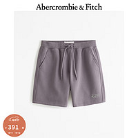 ABERCROMBIE & FITCH男装 24春夏新款 时尚复古Logo 款抓绒短裤 KI128-4090