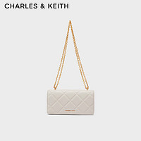 CHARLES & KEITH CHARLES&KEITH;质感菱格链条小方钱包女包包女包生日礼物送女友CK6-10680924 Cre