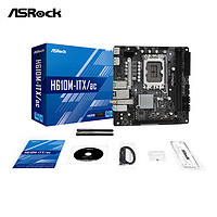 ASRock 华擎 H610M-ITX/ac 迷你主板 支持cpu 13400/12400F/12490F（Intel H610/LGA 1700） H610M-ITX/ac