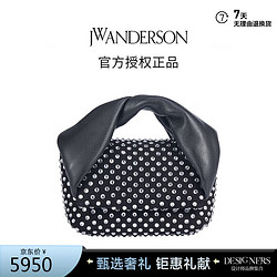 JWANDERSON JW ANDERSON 女款小号铆钉时尚单肩包腋下包 黑色 O/S