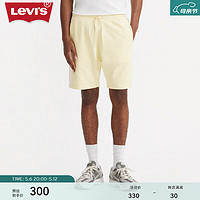Levi's李维斯24夏季男士宽松直筒时尚活力运动风休闲短裤 奶黄色 S
