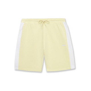 Levi's李维斯24夏季男士宽松直筒时尚活力运动风休闲短裤 奶黄色 S