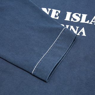STONE ISLAND石头岛 24春夏 MARINA系列长袖连帽卫衣 蓝色 8015615X2-S