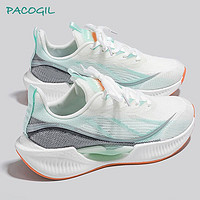 百亿补贴：Pacogil 帕克吉尔情侣款运动鞋2024夏季新款网面透气轻便跑步鞋百搭小白鞋