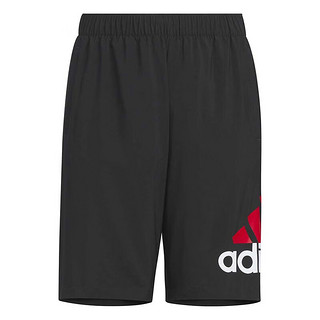 阿迪达斯 （adidas）童装夏季男大童短裤宽松运动休闲裤透气IS5187 黑色 A140 