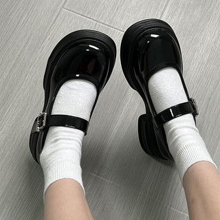  花丫花丫 法式高跟 女士皮鞋 蝴蝶结扣