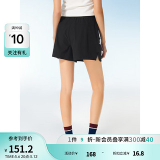 热风（Hotwind）短裤女2024年夏季女士运动休闲凉感透气舒适亲肤短裤子 03米色 M