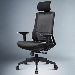 Alpen 欧倍 欧宝美电脑椅办公椅进口网布老板椅家用升降转椅透气网布椅黑色